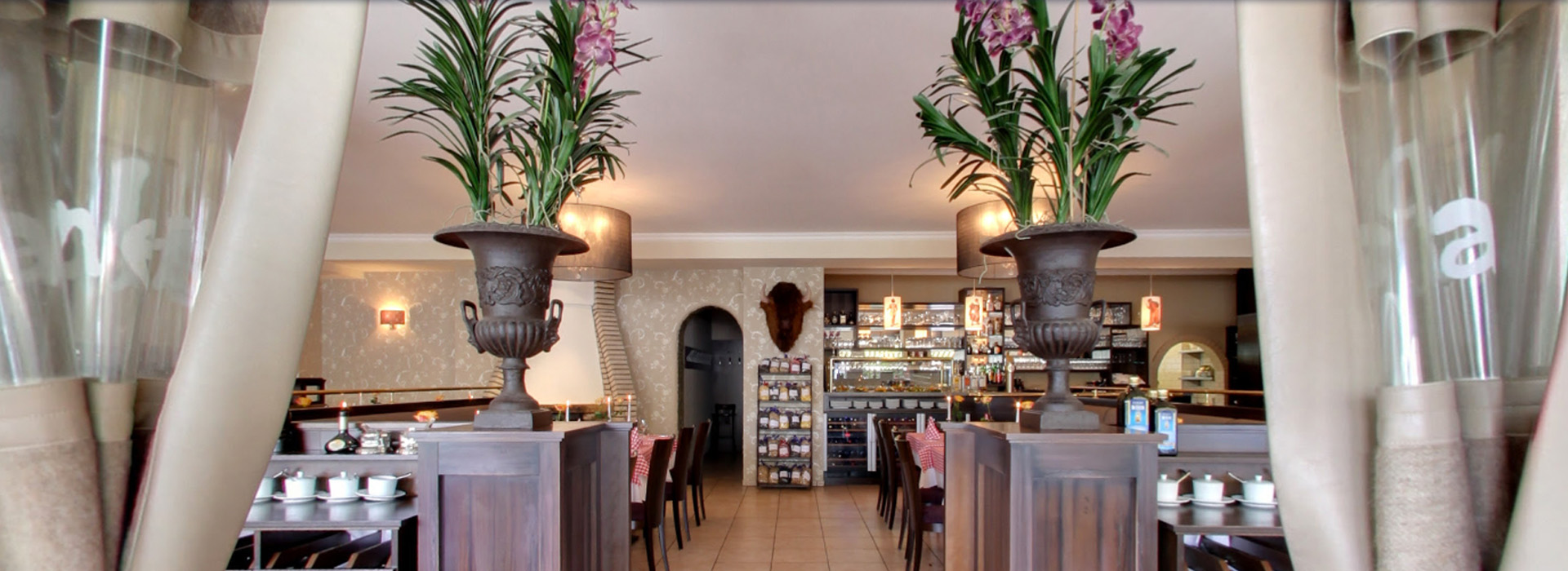 Blick in das Ristorante Pantalone